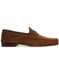 Tom Ford - Ripley Suede Loafer With Braided Band - Lyst