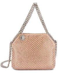 Stella McCartney - Falabella Mini Shoulder Bag With Chain - Lyst