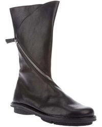 Trippen - Asymetrical Zip Boots - Lyst