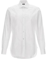 Barba Napoli - Stretch Poplin Shirt - Lyst