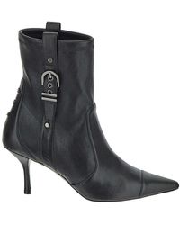 Stuart Weitzman - Bootie In Stretch With Side Buckles - Lyst