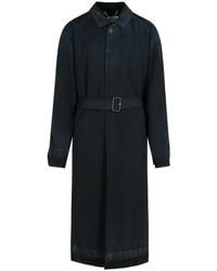 Maison Margiela - Virgin Wool Trench Coat - Lyst