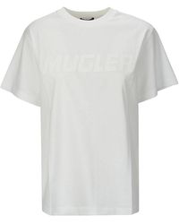 Mugler - T-shirt With Logo - Lyst