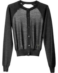 Moschino - Open Back Cardigan - Lyst