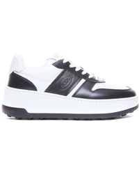 Tod's - Platform Leather Sneakers - Lyst
