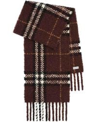 Burberry - Check Boucle Scarf - Lyst