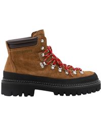 DSquared² - Calfskin Lace-Up Ankle Boots - Lyst