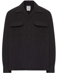 Visvim - Wool Overshirt With Patch Pockets - Lyst