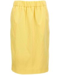 Dries Van Noten - Safya Elasticated Waist Skirt - Lyst