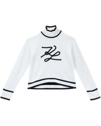 KARL LAGERFELD - Soutache Autograph Knit - Lyst