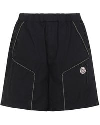 Moncler - Cotton Bermuda - Lyst