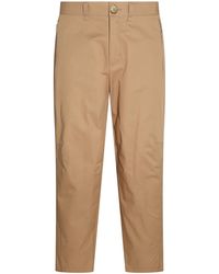 Lanvin - Sand Cotton And Wool Blend Pants - Lyst