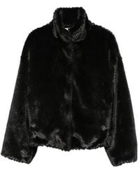 forte_forte - Faux Fur Bomber Jacket - Lyst