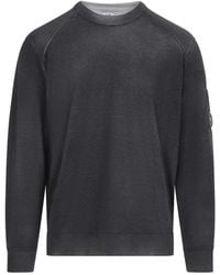 C.P. Company - Cp Company Merino Wool Re-Colour Crewneck - Lyst