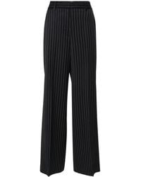 MSGM - Pinstripe Pattern Trousers - Lyst