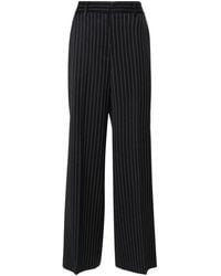 MSGM - Pinstripe Pattern Trousers - Lyst