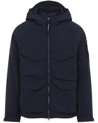 C.P. Company - Cp Company Shell Padded Hooded Lens Jacket - Lyst