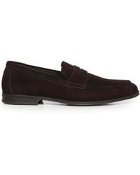 Doucal's - Penny Adler Suede Loafers - Lyst