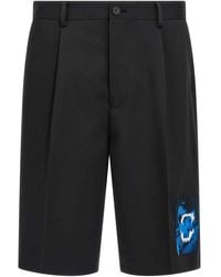 Undercover - Patch Bermuda Shorts - Lyst