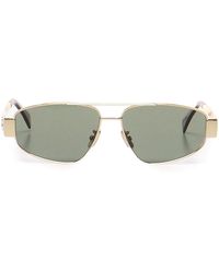 Celine - Triomphe Metal 03 Metal Sunglasses - Lyst