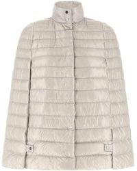 Herno - Cape Down Jacket - Lyst