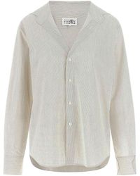 MM6 by Maison Margiela - Trompe Loeil Collar Shirt - Lyst