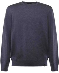Fay - Suéter Cuello Redondo - Lyst