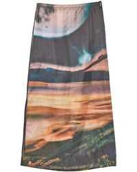 Sunnei - Long Skirt Annemarie - Lyst