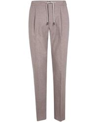 Incotex - Elastic Coulisse Waist Chino Trousers - Lyst