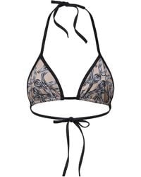 Loewe - Technical Jersey Bikini Top - Lyst