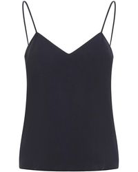 Max Mara - Unghia Washed Silk Tank Top - Lyst
