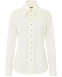 KHAITE - Ivy Top Shirt - Lyst