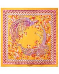 Ferragamo - Sciarpa Di Seta Stampata - Lyst