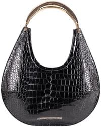 Elisabetta Franchi - Medium Hobo Bag Croco Print Leather Effect - Lyst