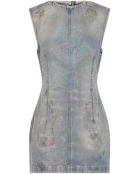 Acne Studios - Mini Dress Denim - Lyst