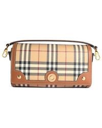 Burberry - 'Note' Cotton Blend Bag - Lyst