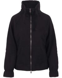 NOUMENO CONCEPT - Zipped High-Neck Sweatshirt - Lyst