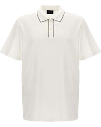 Brioni - Logo Embroidery Polo Shirt - Lyst
