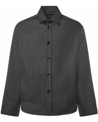 Giuliano Galiano - Tobhias Wool Shirt - Lyst