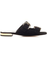 Chloé - Alize Flat Double C Buckle Sleepers - Lyst