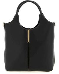 Tod's - Small Metal Plate Shopping Bag - Lyst