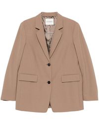 Closed - Wool Blend Double-Breasted Jacket - Lyst