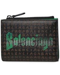 Balenciaga - Select Coated Canvas Bifold Wallet - Lyst