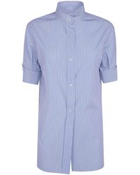 Maison Margiela - Snapped Button Short Sleeves Shirt - Lyst