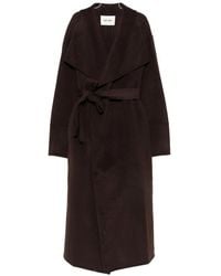 Soft Goat - Wool Long Coat - Lyst