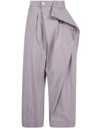 Issey Miyake - Akimbo Volume Trousers - Lyst