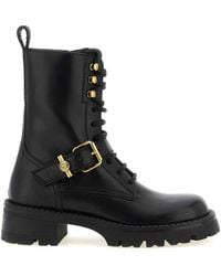 Versace - Ankle Boots With Buckle - Lyst