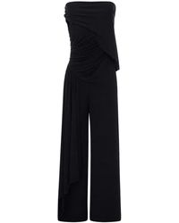 Lanvin - Fluid Draped Jumpsuit - Lyst