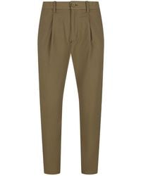 Herno - Mechanical Stretch Twill Trousers - Lyst