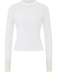 Lanvin - Long Sleeves Top - Lyst